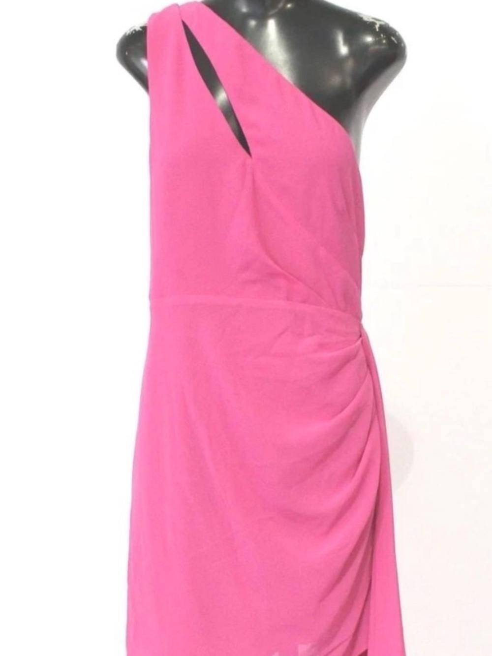 One-Shoulder Pink Women’s Dress